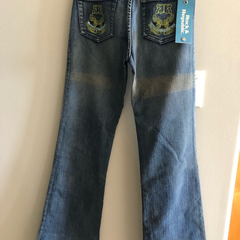 Rock & Republic Crystal Roth Wicked low rise jean